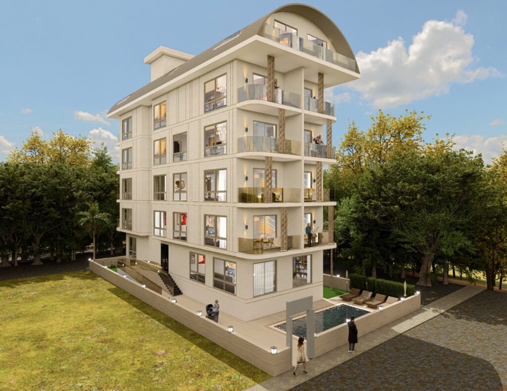 Kleopatra Plajı yakınlarında yatırım: taksitli ödeme planları ve yüksek potansiyele sahip yeni bir proje.