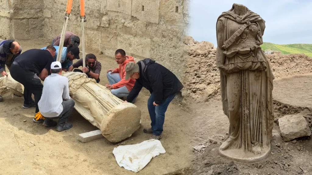 В Турции нашли двухметровую Афину: уникальная находка эпохи Августа