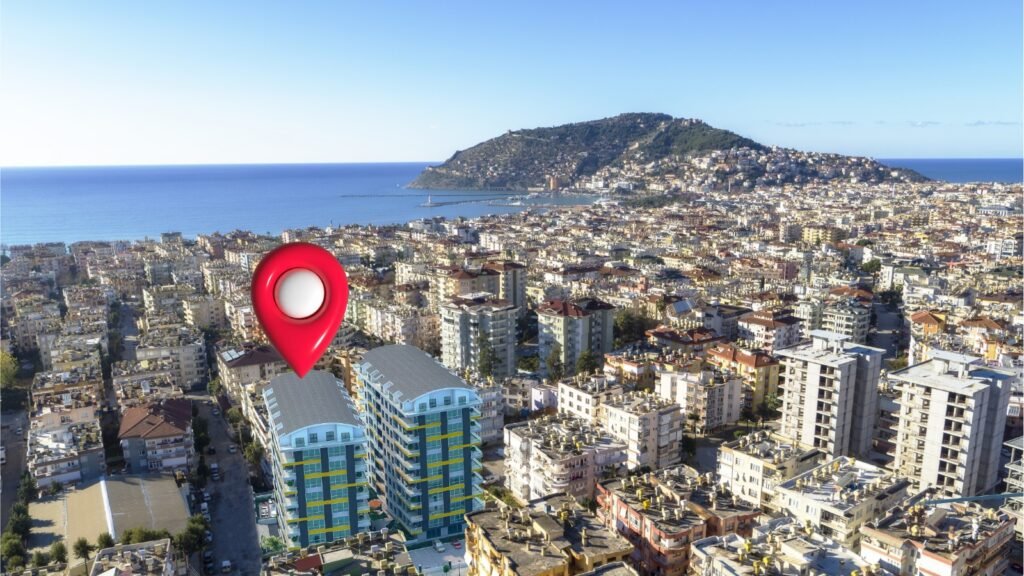 Просторная 3+1 в центре Аланьи — вид на море и крепость