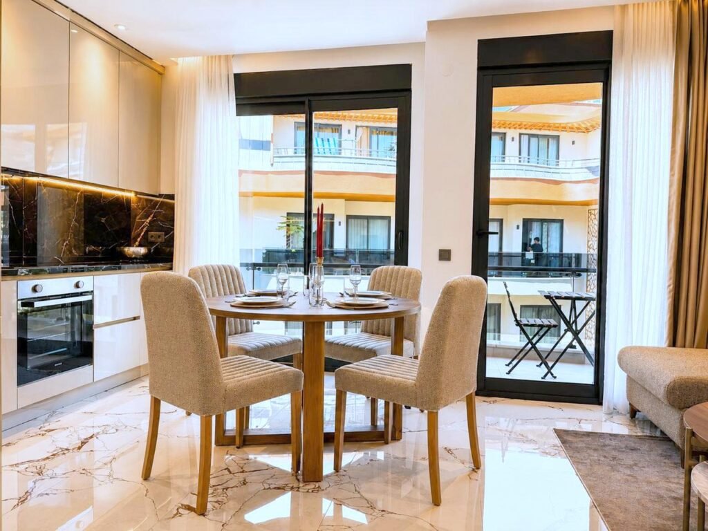 Stylish duplex with designer interior in the premium Oba complex