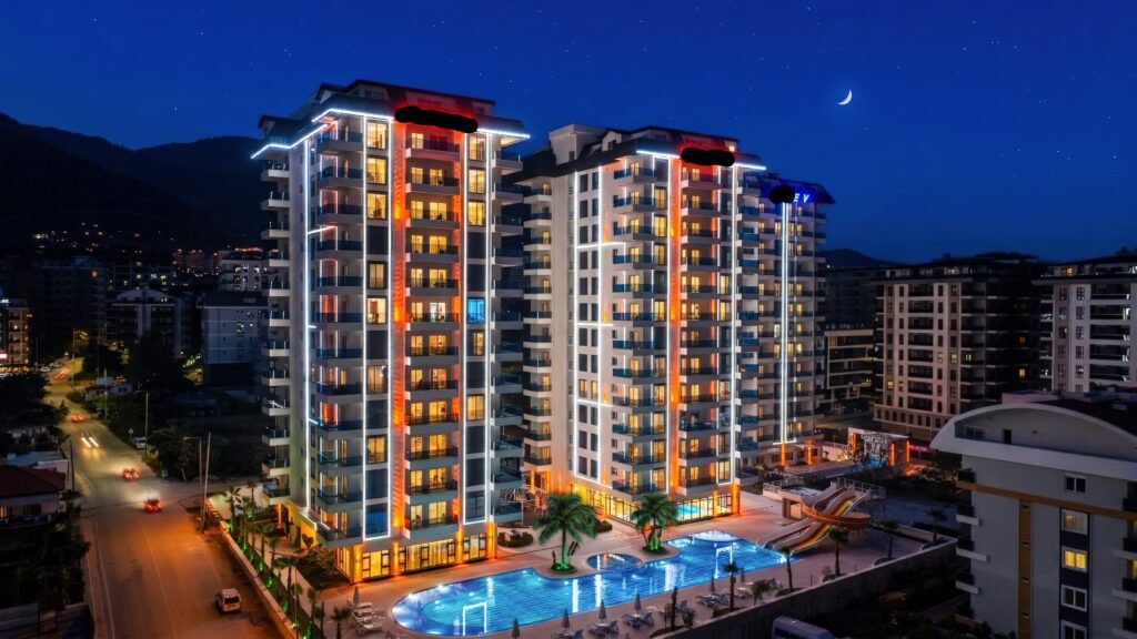 Продажа современной квартиры 2+1 в комплексе премиум-класса в центре Махмутлара