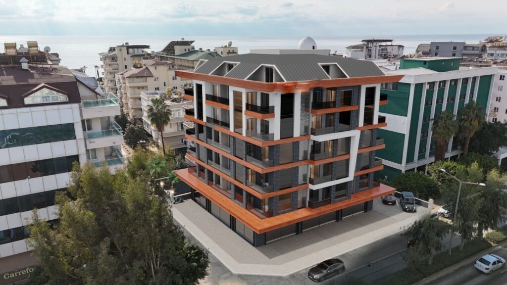 Продажа квартир в новом проекте в 100 метрах от пляжа Клеопатры в Аланье