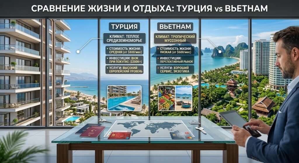 Турция или Вьетнам: где лучше жить, отдыхать, зимовать и арендовать жилье?