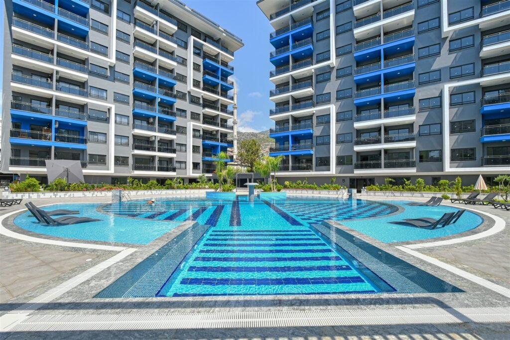 Продажа новой квартиры 1+1 в центре Аланьи, рядом с пляжем Клеопатра с возможностью рассрочки