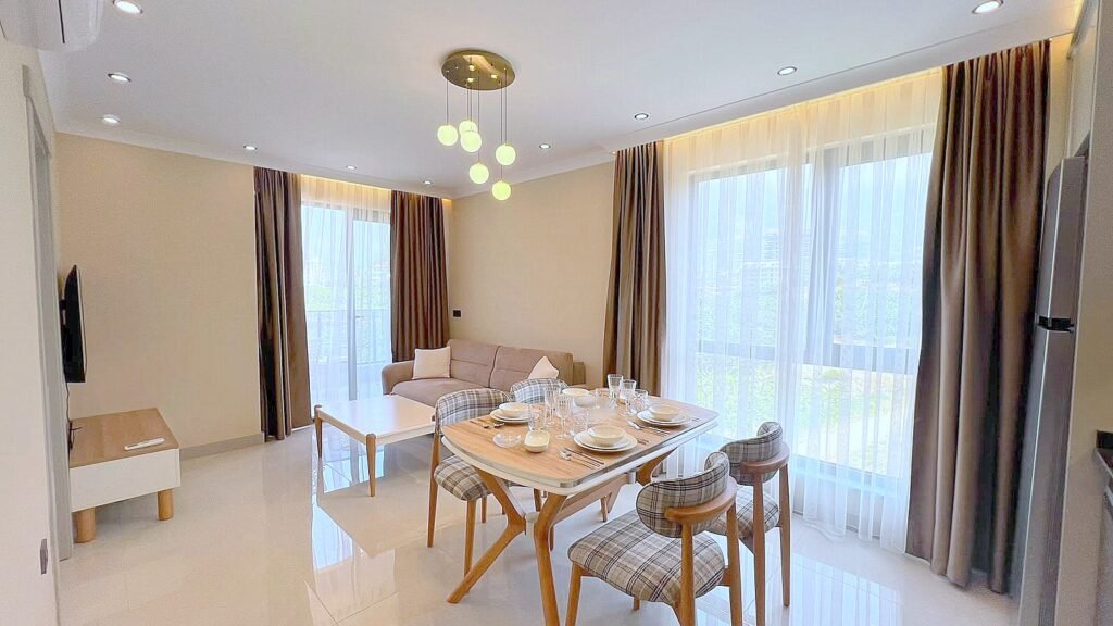 New furnished 1+1 apartment in the center of Mahmutlar - ready for occupancy